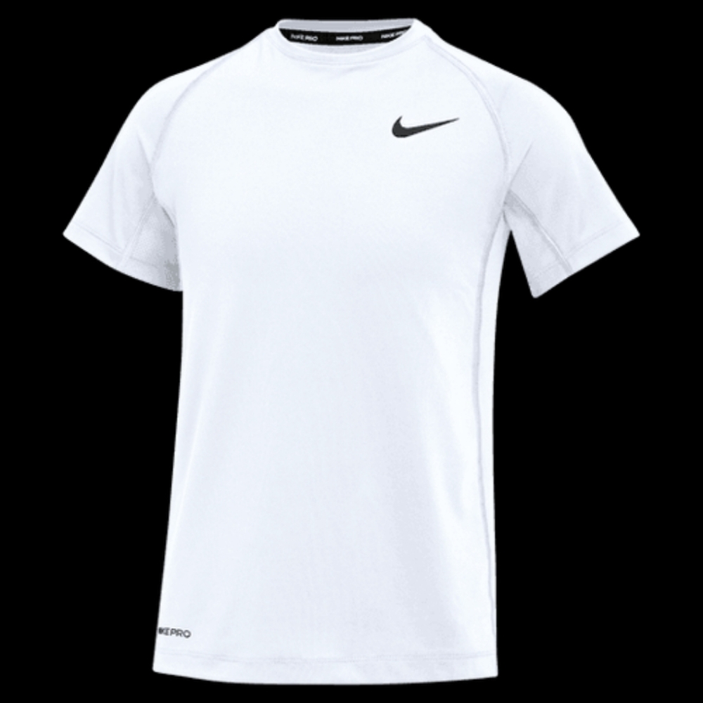 🆕 LISTING!! PREOWNED BOYS NIKE PRO NIKE FITCREWNECK LOGO S/S TEE(SELLING AS IS)